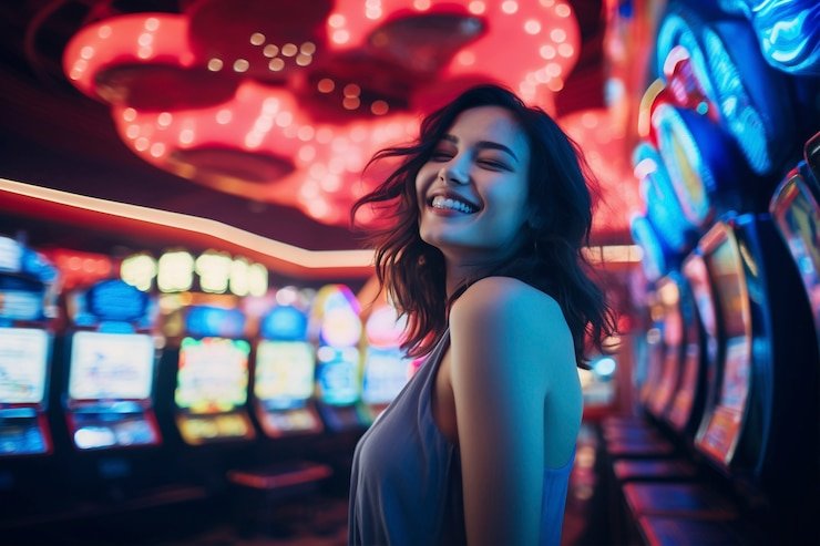 Antarmuka permainan Microgaming di untung bet menampilkan koleksi slot dan permainan meja